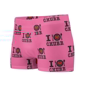 Image of I Love C.H.U.B.B. - Boxer Briefs (Brilliant Rose Pink)