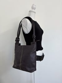 Image 1 of 00s Leather purple bag