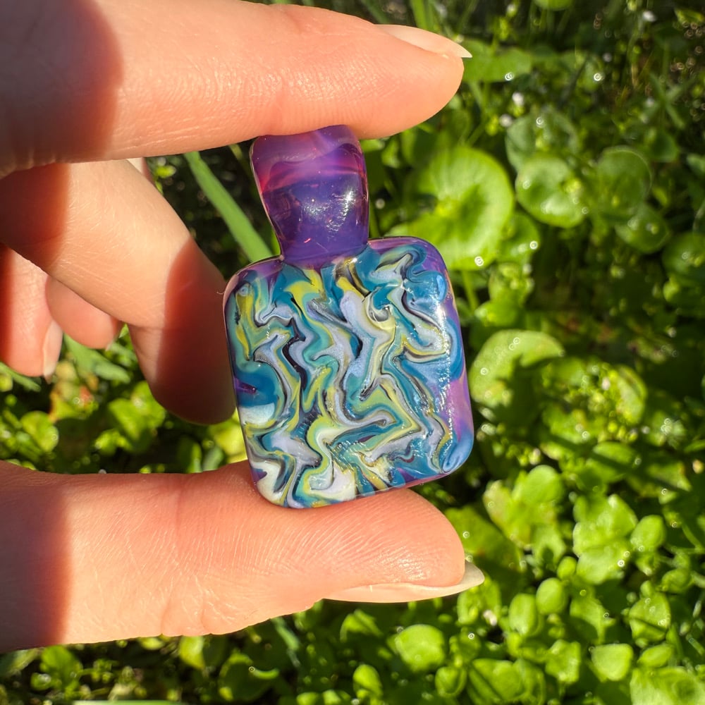 Image of Abstract Marbled Pendants