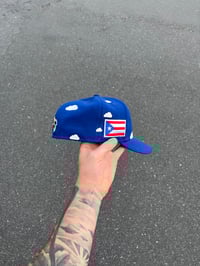 Image 4 of  PUERTO RICO PARTLY CLOUDY CUSTOM FITTED CAP