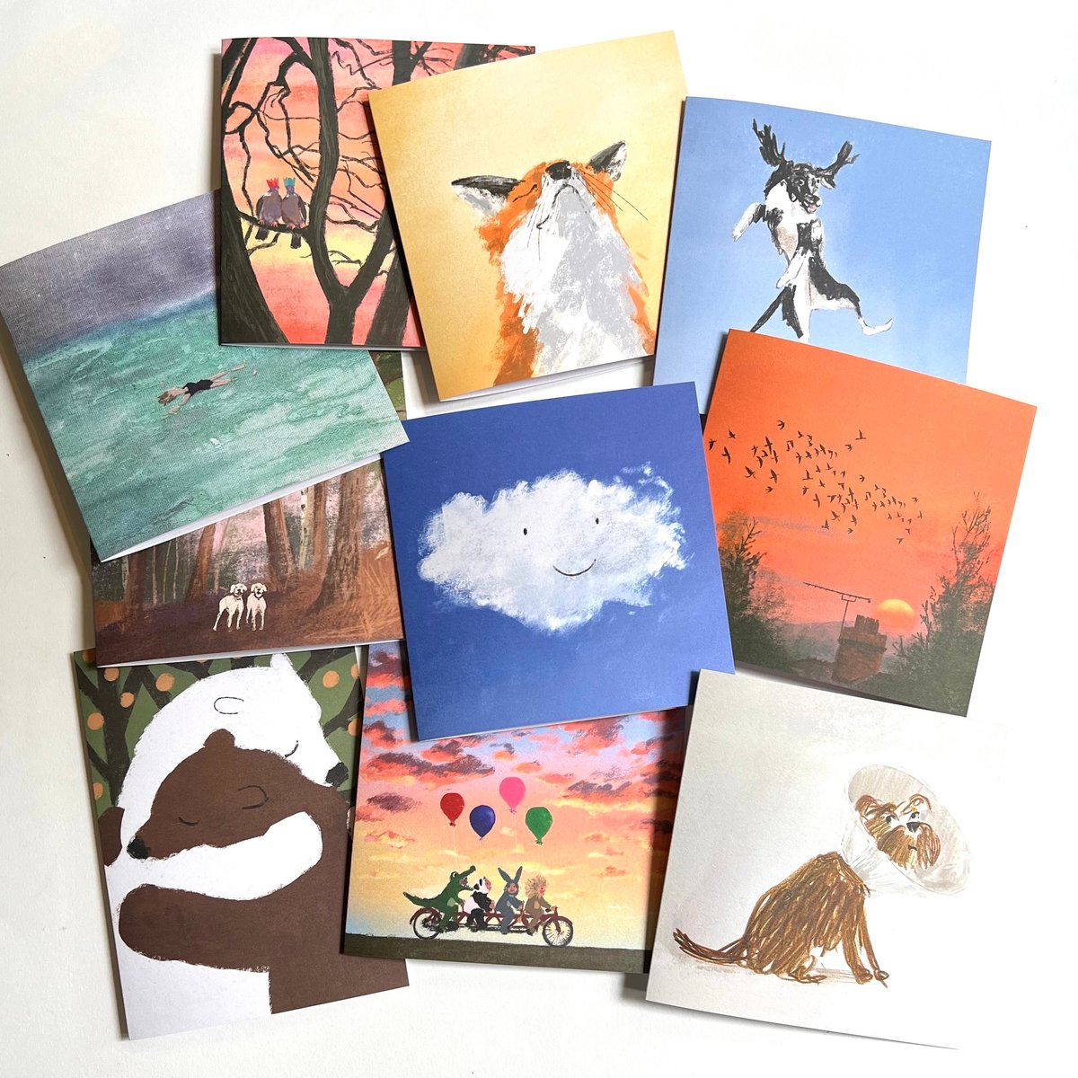 Image of LUCKY DIP - 10 Luxury Greetings Cards