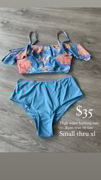 High waist bathing suit