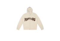 Cream Motion - Zip-Up Hoodie - Brown