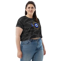 Image 4 of Evil Eye PHSH All-Over Print Crop Tee