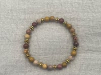 Image 2 of Mookaite Crystal Gemstone Bracelet