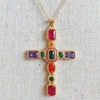 Image 1 of Stained Glass Cross
