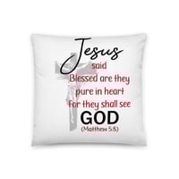 Image 4 of Basic Pillow - Jesus