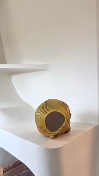 Image 3 of Cache pot en céramique tête de lion 