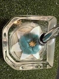 Image 1 of Blue flower block mallet putter