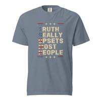 Image 4 of Truth Really Upsets Most People TRUMP Unisex Garment-Dyed Heavyweight T-shirt