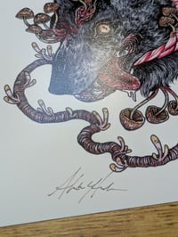 Image 3 of A5 Fungi Wolf Print 