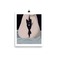 Image 1 of A BLACK CAT POSTER