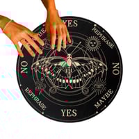 Image 3 of Pendulum Board Dowsing Wooden Decision Maker Message Boards With Letters Ouija Board Game Fortune Te