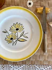 Image 2 of 10 assiettes plates - Années 50