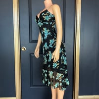 Image 3 of ZINC dark floral maxi dress