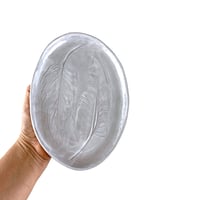 Image 2 of Leaf Embossed Handpinched Small Platter
