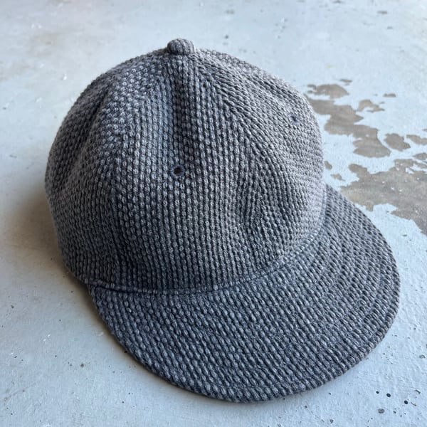 Image of 1930’s Style Charcoal Sashi-Ori Ball Cap