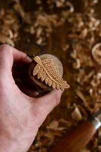 Image 5 of Fern Leaf Pendant Necklace 