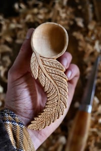 Image 2 of Forest Fern Leaf Coffee Scoop