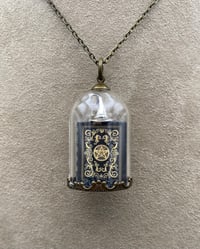 Image of Occult Grimoire Glass Dome Necklace