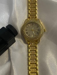 Image 3 of Gold glitzy watch & link remover 