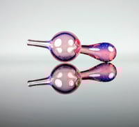 Image 1 of Peach Opal Agate 25mm Bubble Cap