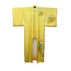 Antique Silk Kimono (Yellow Autumn Leaves)
