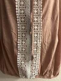 Image 7 of New Sz 18/20 Ashley Stewart open shoulder short sleeve top #868*8