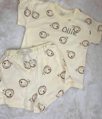 Image 2 of Patterned Short Set 