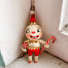 Cheery Snowman with Peppermint and Candy Cane