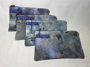 Image of Ice dyed zipper pouch 1-4