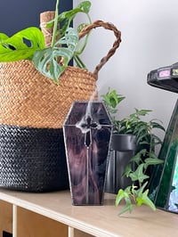 Image 1 of Stained Glass 3D Coffin