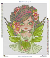 Image 4 of The Faerie Harbinger: Layla Full Size Diamond Painting by Amanda Hicks copy