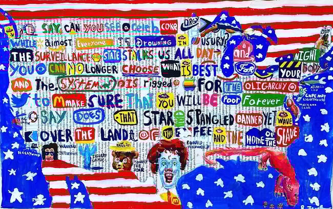 Star Spangled S*******e - Original Painting 