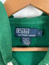 Image 2 of Vintage Green Polo Hoodie (Large)