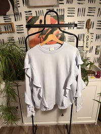 Image 1 of Target ruffle sweatshirt 