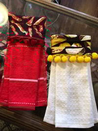 Custom made No-Slip wacky tea towels