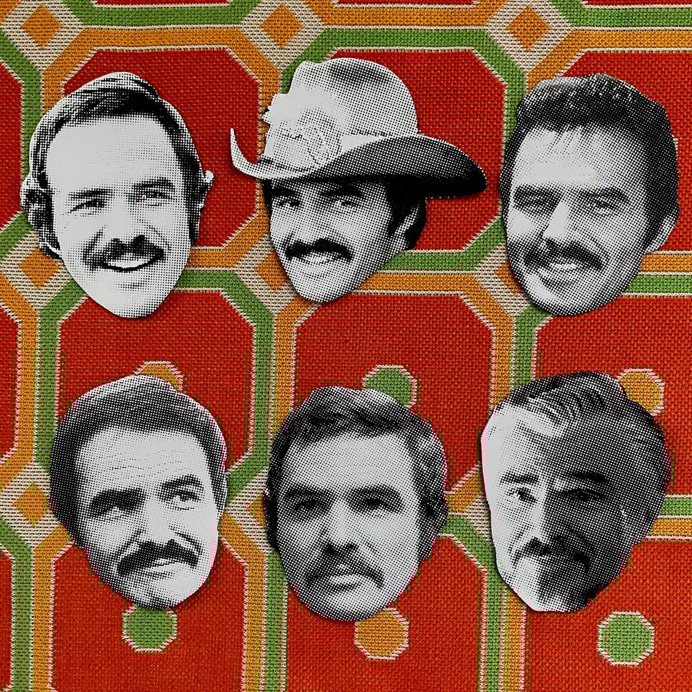 Image of Burt Reynolds sticker pack