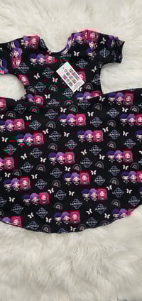 Image 5 of Kpop demon hunters dress and bow short sleeve 