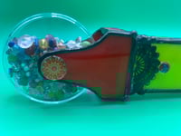 Image 1 of Retroscope: Handmade 10" Stained Glass Kaleidoscope-yellow