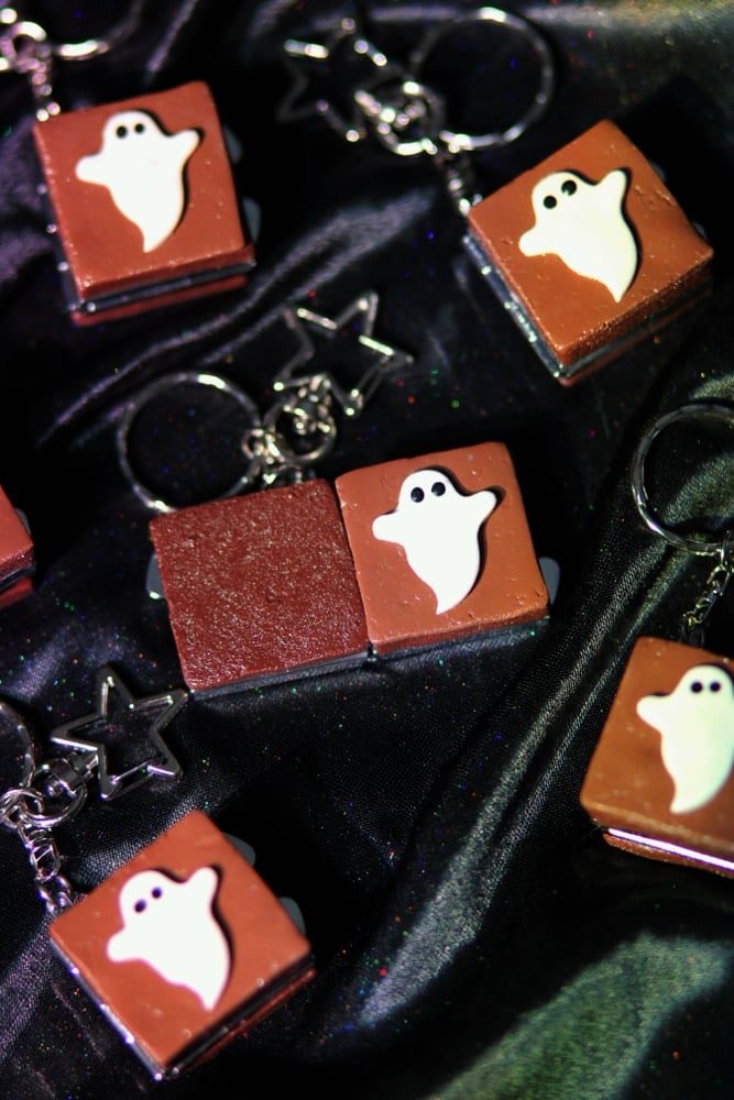 Image of Ghost Brownie Keychain Mirror