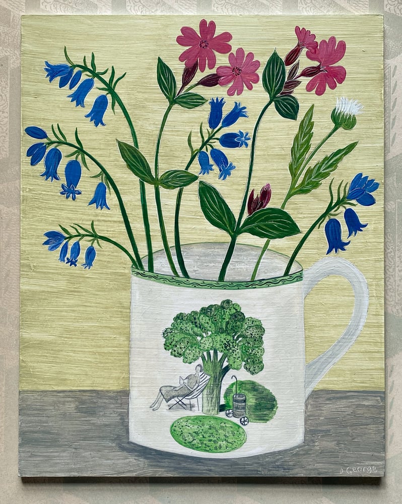 Image of Ravilious cup and wildflowers