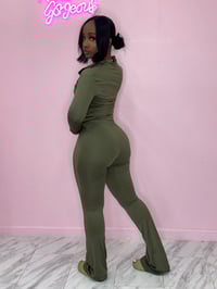 Image 2 of Gabby set pants- green