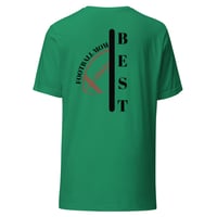 Image 2 of Miami Hurricane Football Mom Shirt (Customizable Name on back)