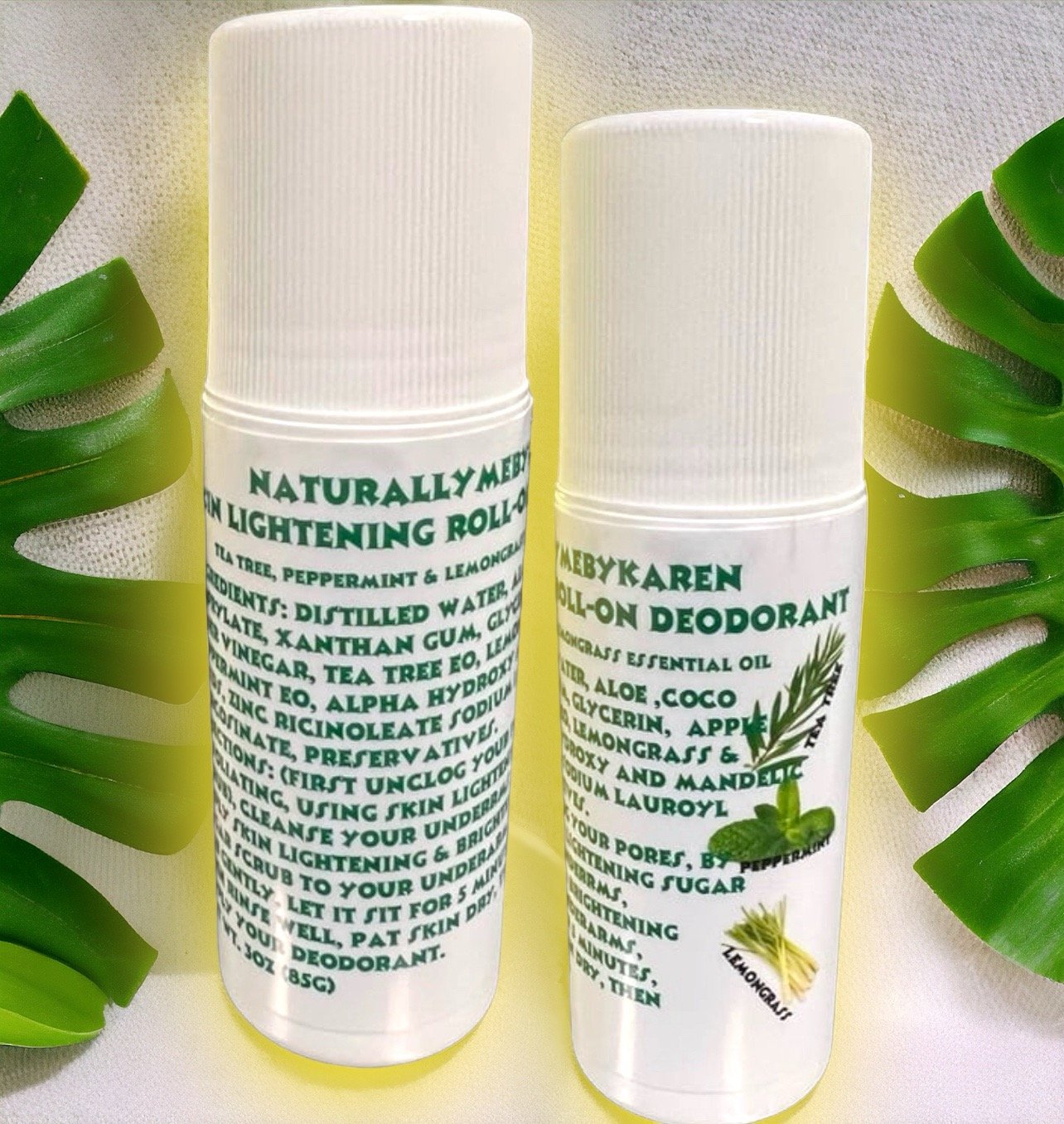 SKIN LIGHTENING ROLLON DEODORANT 3oz Naturallymebykaren