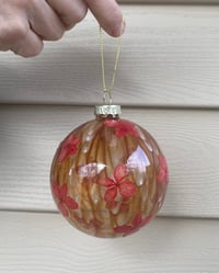 Image 1 of Pink Amber Ornament 