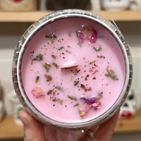 Image 3 of champagne pop scented disco ball candle