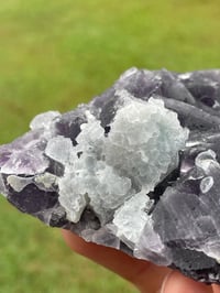 Image 9 of Purple Polyhedral Pyramid & Cubic Fluorite Specimen #2044