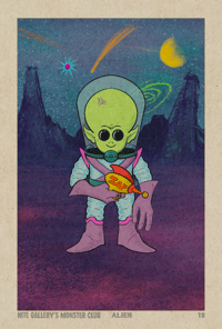 Image 3 of INVADERS FROM SPACE Postcards