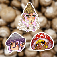 🍄 Mushroom Fairy Stickers 🧚‍♀️ 